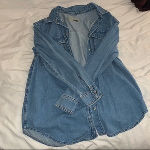 top shop jean top